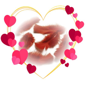 Valentine's αξεσουαρ για μπαλόνια