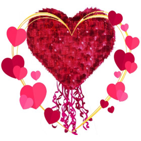 Πινάτες Valentine's Day
