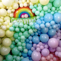 balloon wall good vibes