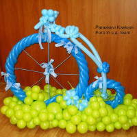 Ποδήλατο εποχής με μπαλόνια 260 και 5