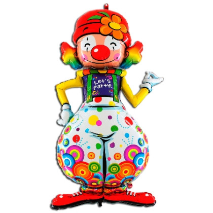 FOIL S/S CLOWN ΟΛΟΣΩΜΟΣ LET'S PARTY