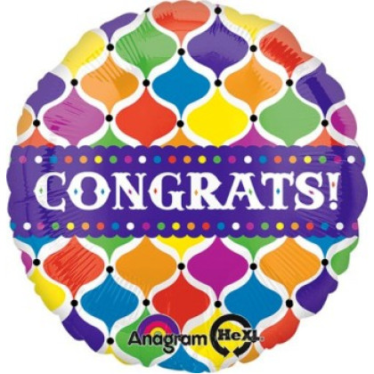 FOIL 28'' CONGRATS JUMBO ΠΟΛΥΧΡΩΜΟ 28002 Προσφορά!!!