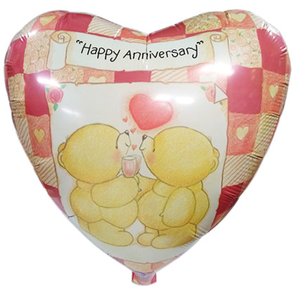 FOIL 18'' HAPPY ANNIVERSARY FOR EVER FRIENDS