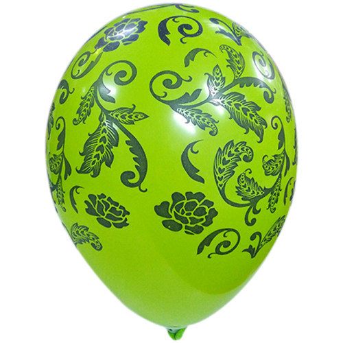 LATEX 12''  ΤΥΠΩΜΕΝO ΛΟΥΛΟΥΔΙΑ VINTAGE 25ΤΕΜ