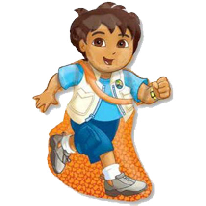 FOIL S/S  GO DIEGO 27''/40''