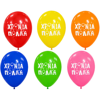 LATEX 12''  ΤΥΠΩΜΕΝΟ ΧΡΟΝΙΑ ΠΟΛΛΑ 6ΤΕΜ