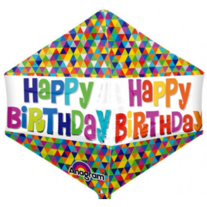 FOIL ANGLEZ HAPPY BIRTHDAY