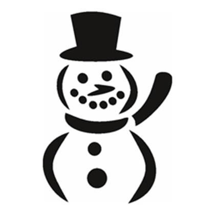 STENCIL ΧΙΟΝΑΝΘΡΩΠΟΣ