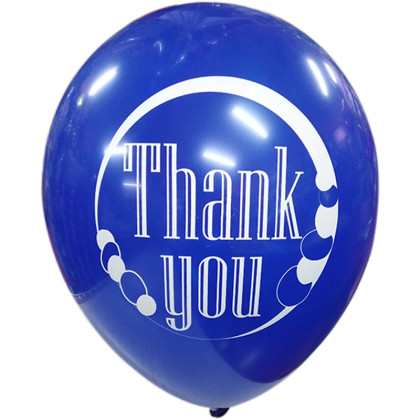 LATEX 12'' ΤΥΠΩΜΕΝΟ THANK YOU 25TEM