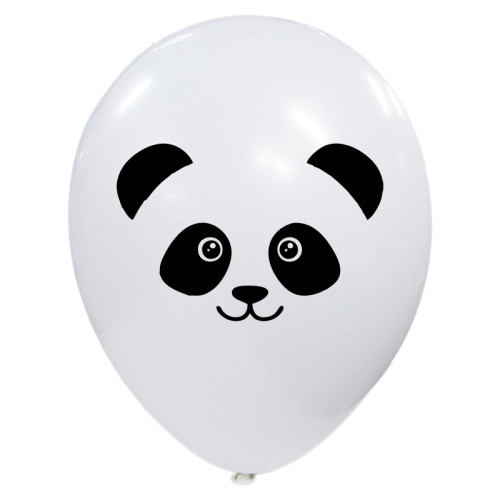 LATEX 13''  ΤΥΠΩΜΕΝΑ PANDA FACE 25ΤΕΜ