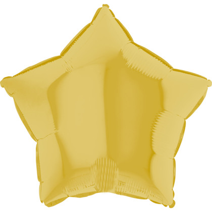FOIL 18'' ΑΣΤΕΡΙ ΚΙΤΡΙΝΟ PASTEL