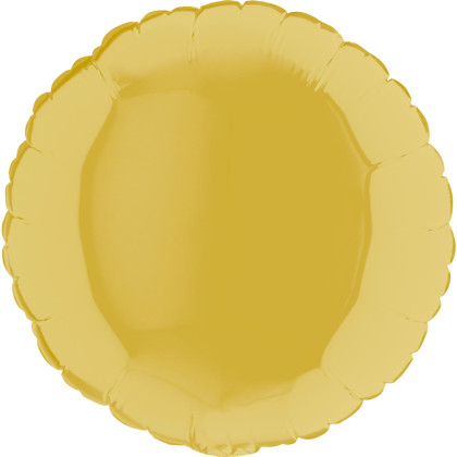 FOIL 36'' ΣΤΡΟΓΓΥΛΟ ΚΙΤΡΙΝΟ PASTEL