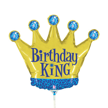 FOIL Mini/S 14'' BIRTHDAY KING