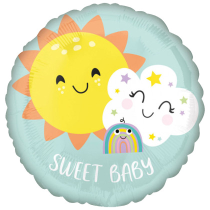 FOIL  17'' SWEET BABY RAINBOW