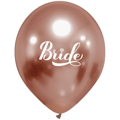 LATEX 12'' BRILLIANT ΤΥΠΩΜΕΝΟ BRIDE 25ΤΕΜ
