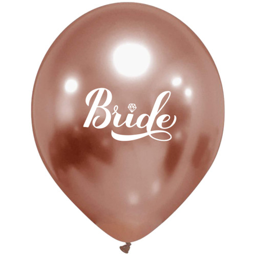 LATEX 12'' BRILLIANT ΤΥΠΩΜΕΝΟ BRIDE 25ΤΕΜ