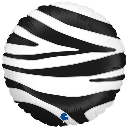 FOIL 18'' ANIMAL PRINT ΖΕΒΡΑ