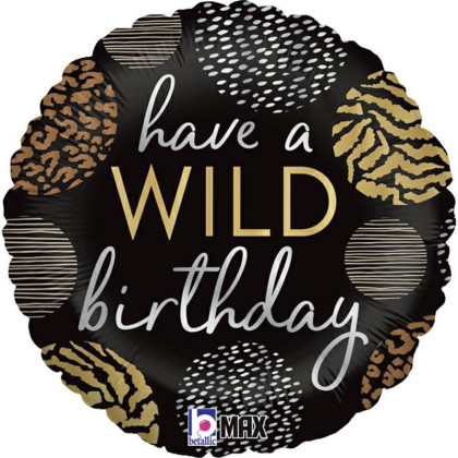 FOIL 18'' WILD BIRTHDAY