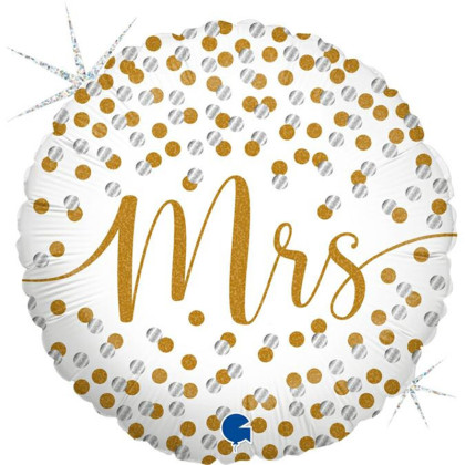  FOIL 18'' MRS CONFETTI