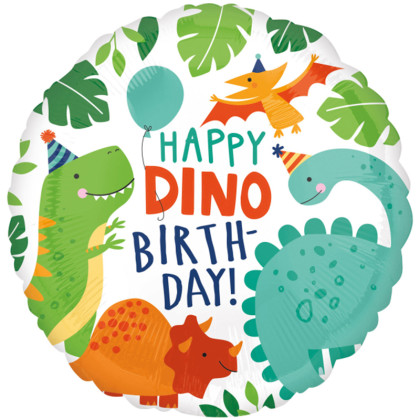 FOIL 17'' DINO BIRTHDAY PARTY