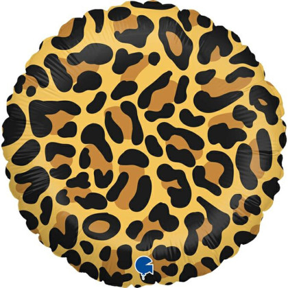 FOIL 18'' ΣΤΡΟΓΓΥΛΟ ANIMAL PRINT ΛΕΟΠΑΡ