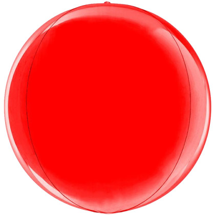 FOIL GLOBE 11'' 4D ΚΟΚΚΙΝΟ