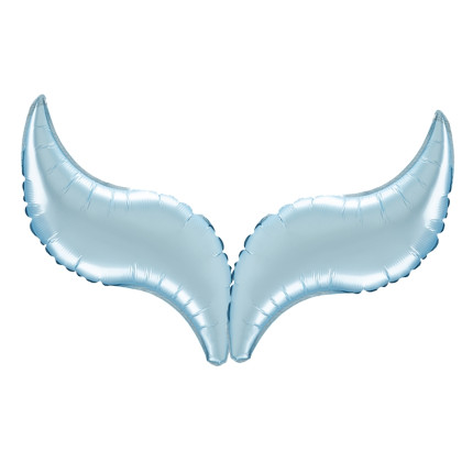 FOIL CURVE 28in SATIN PASTEL BLUE 2PCS 4185699