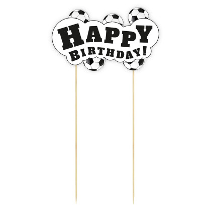 CAKE TOPPER ΤΟΥΡΤΑΣ H  B ΠΟΔΟΣΦΑΙΡΟ 1ΤΜΧ