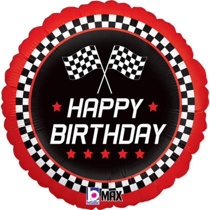 FOIL 18'' HAPPY BIRTHDAY ΣΗΜΑΙΕΣ ΤΕΡΜΑΤΙΣΜΟΥ