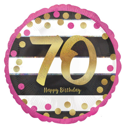  FOIL 18'' HAPPY BIRTHDAY 70