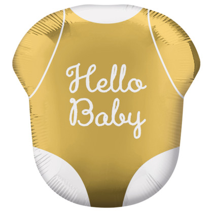 FOIL J/S HELLO BABY ΧΡΥΣΟ ΦΟΡΜΑΚΙ