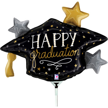 FOIL Mini/S 14'' HAPPY GRADUATION HAT