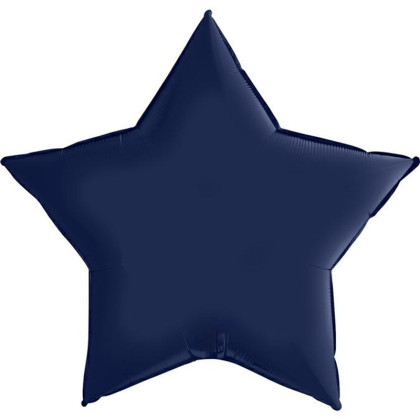 FOIL 36'' ΑΣΤΕΡΙ ΜΠΛΕ NAVY SATIN