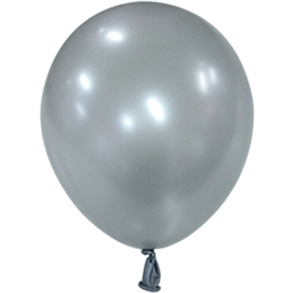 LATEX ΜΕΤΑΛΛΙΚΑ 11'' ΑΣΗΜΙ 100ΤΕΜ