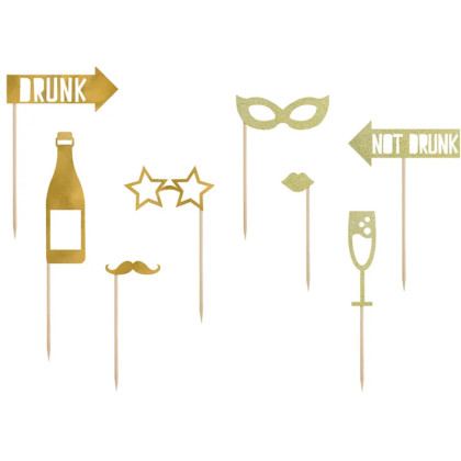 FOTO BOOTH PROPS LET'S CELEBRATE 8ΤΜΧ