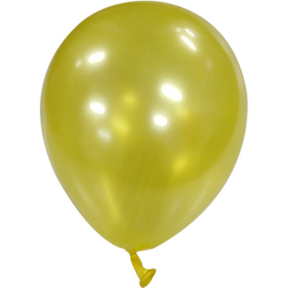 LATEX 5'' ΜΕΤΑΛΛΙΚΟ ΚΙΤΡΙΝΟ100ΤΕΜ