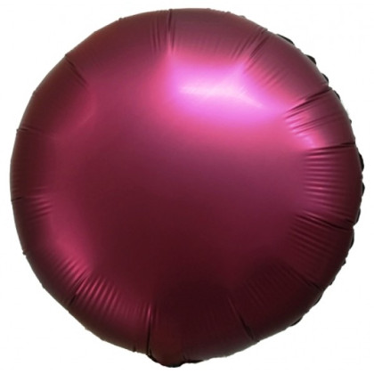 FOIL 18'' SOLIDE ΣΤΡΟΓΓΥΛΟ ΚΕΡΑΣΙ satin CHERRY 