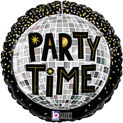 FOIL 18'' PARTY TIME DISCO