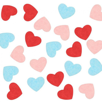 CONFETTI ΠΟΛΥΧΡΩΜΕΣ ΚΑΡΔΟΥΛΕΣ