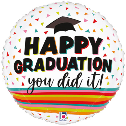 FOIL 18'' HAPPY GRADUATION CONFETTI