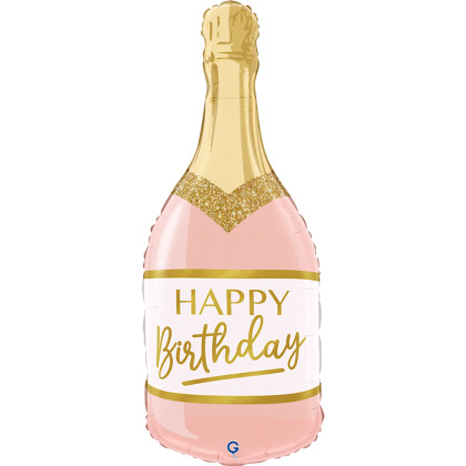 FOIL S/S ΡΟΖ BIRTHDAY ΜΠΟΥΚΑΛΙ
