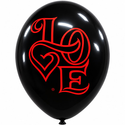 LATEX 13'' TΥΠΩΜΕΝΟ LOVE 25ΤΕΜ