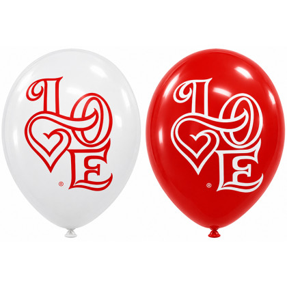LATEX 13'' TΥΠΩΜΕΝΟ LOVE 6ΤΜΧ