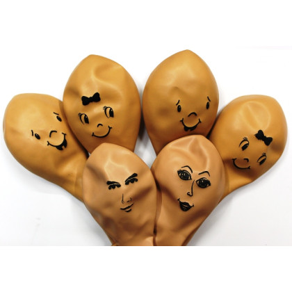 LATEX 12'' ΤΥΠΩΜΕΝΑ ΜΕ ΦΑΤΣΟΥΛΕΣ 25ΤΕΜ