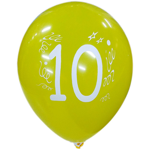 LATEX 12'' ΤΥΠΩΜΕΝΑ ΜΕ ΑΡΙΘΜΟ 10 25ΤΕΜ